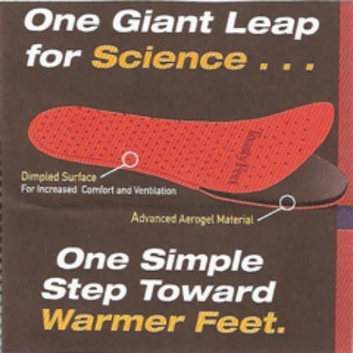Toasty Feet Foot Warmers Guaranteed To Work For MEN In 5 Days Or You Get Your Money Back. NO MORE COLD FEET! Toasty Feet Non Electric Insoles Men's Size 8-13 - Uses NASA Inuslation