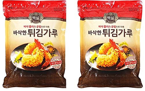 Frying Mix/Korean Pancake Mix (백설 튀김가루/부침가루) (Frying Mix (2.2 lb), 2 Pack)