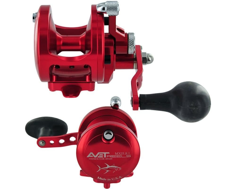 Avet MXJ6/4 Two Speed Reel - Right-Hand - Blue
