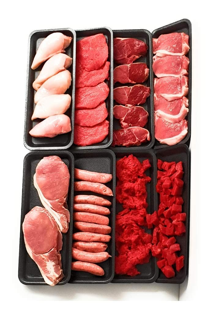 Great Value Ultimate Bargain Large Meat Hamper Family Meat Pack Bulk Buy Chicken Beef Lamb Sausage Mince Steak Pork Fresh Modern Family Buy