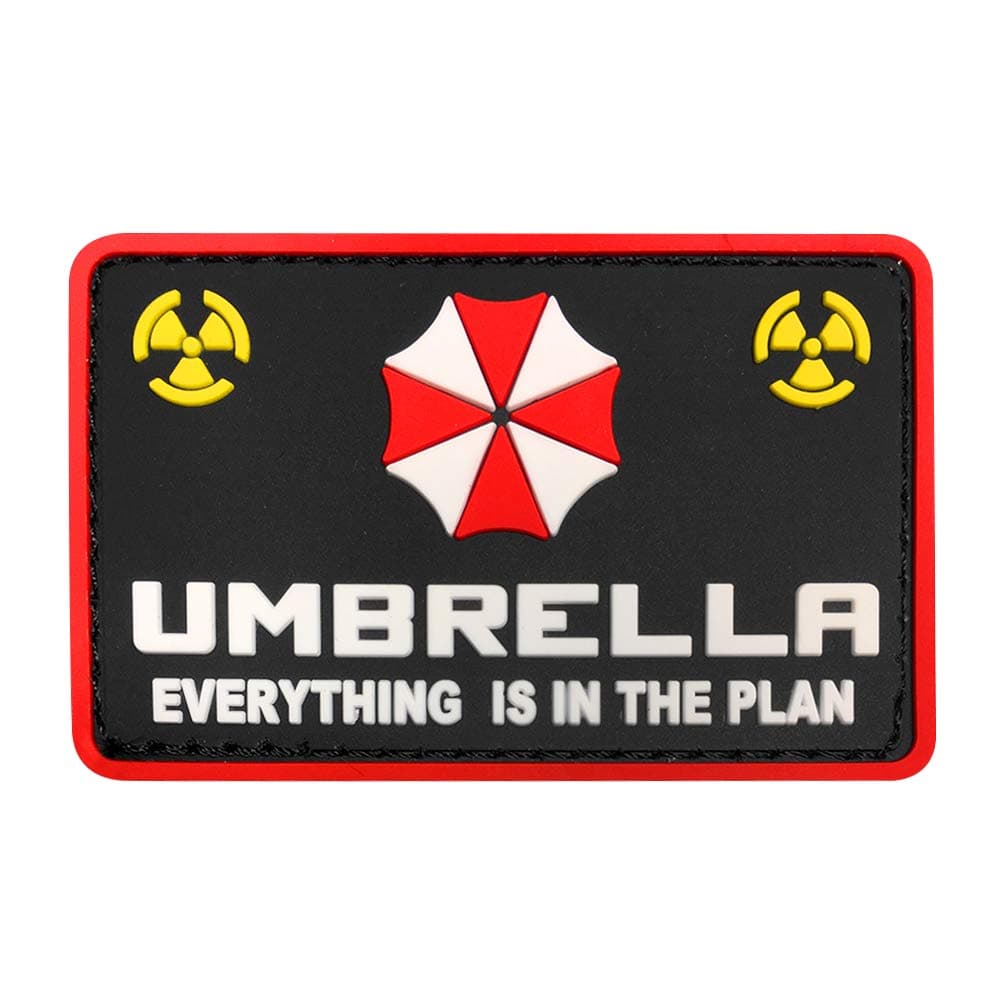 Morton Home Rubber Badges PVC Rubber 3D Morale Patch (UMBRELLR Everything is in The Plan)