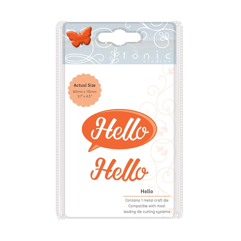 Tonic Studios MINITURE Moments-Hello, 8.1 x 4.7 x 0.2 cm, Multi-Colour