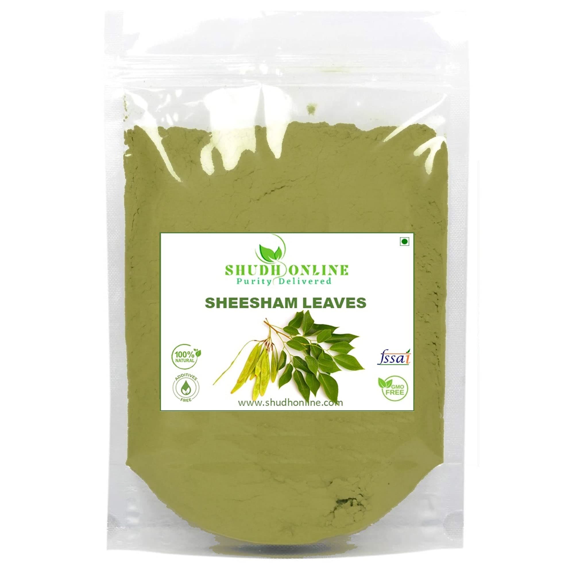 Shudh Online Shisham Leaves dry powder, Sheesham leaves (200 Grams), Sheesham, Sisam, Sissoo powder, Dalbergia Sissoo