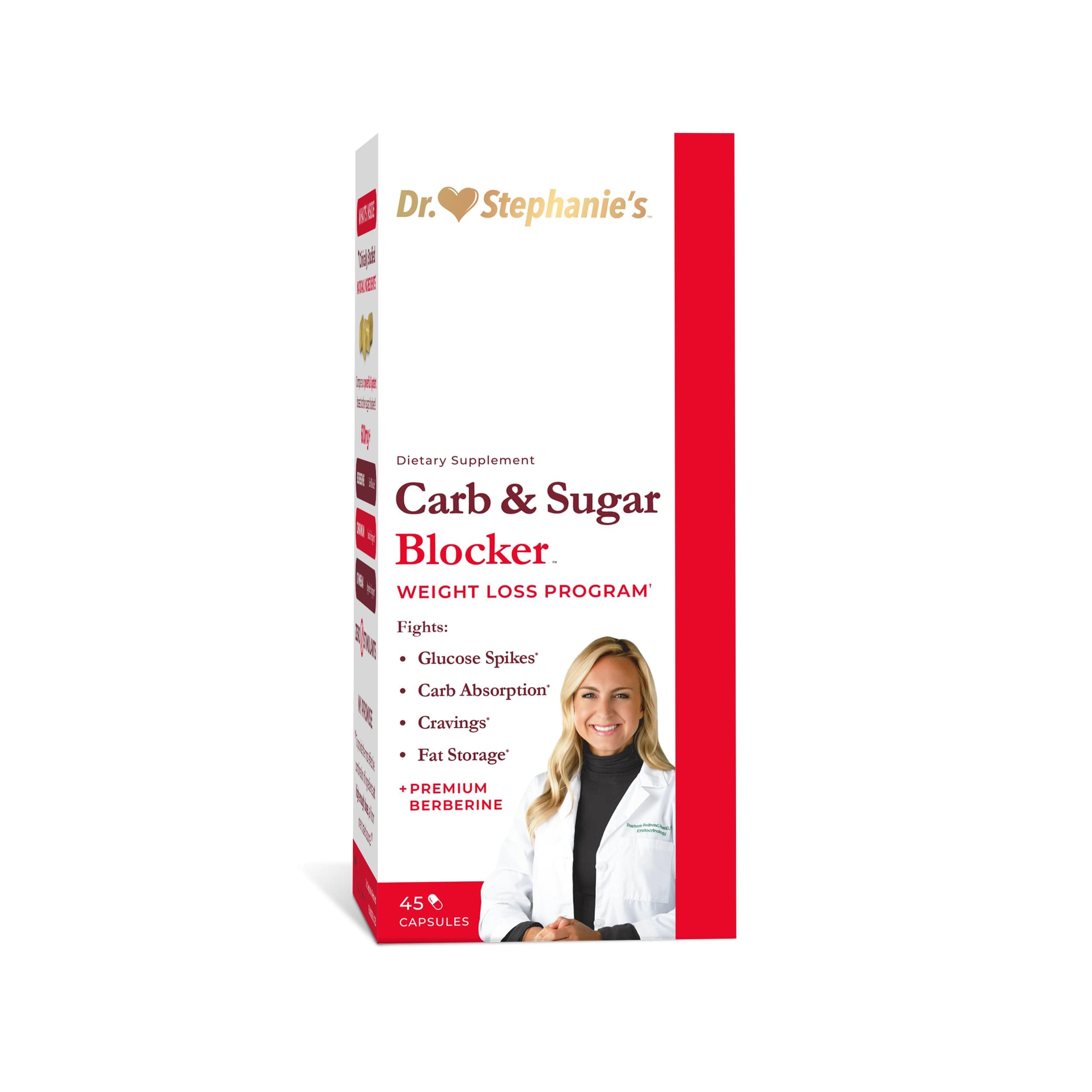 Carb & Sugar Blocker - Mega Dose of Berberine & Gymnena Supplement - Take with Meals to Reduces Digested Carbs & Weight