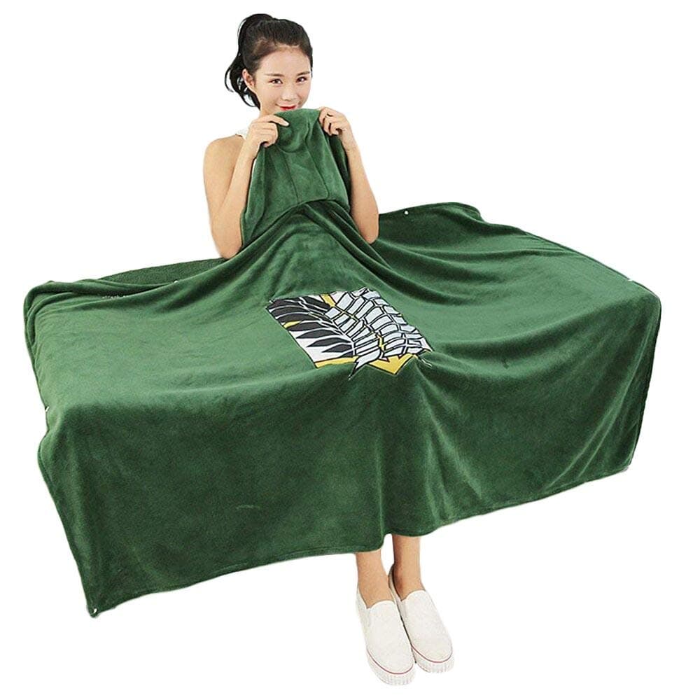 My Sky Anime Throw Blanket Flannel Fleece Blanket Cosplay Cloak Shawl Wrap Daily Nap Quilt