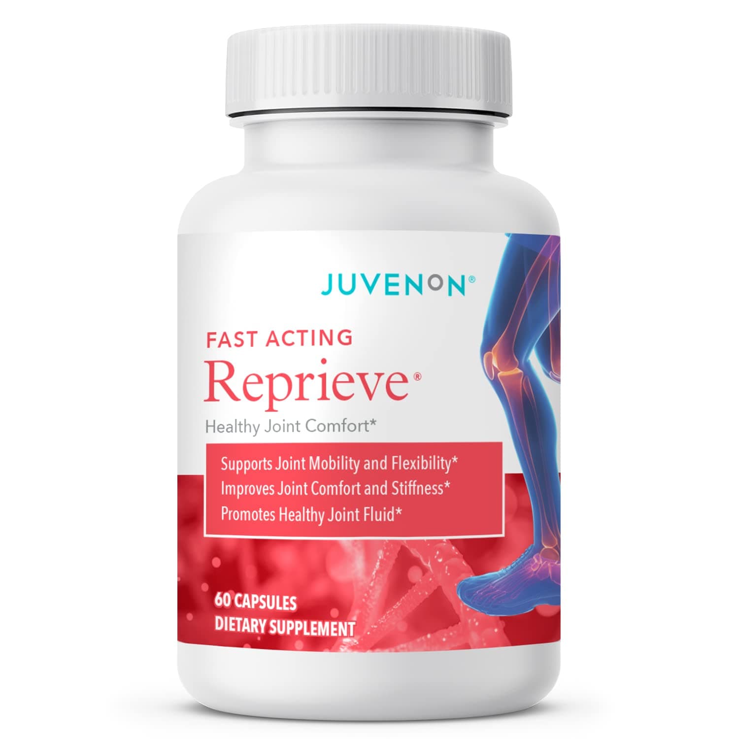 - Juvenon Reprieve Capsules (60 Capsules) - Fast-Acting, Joint Comfort Supplement and Effective Joint Support Solution, Research Verified