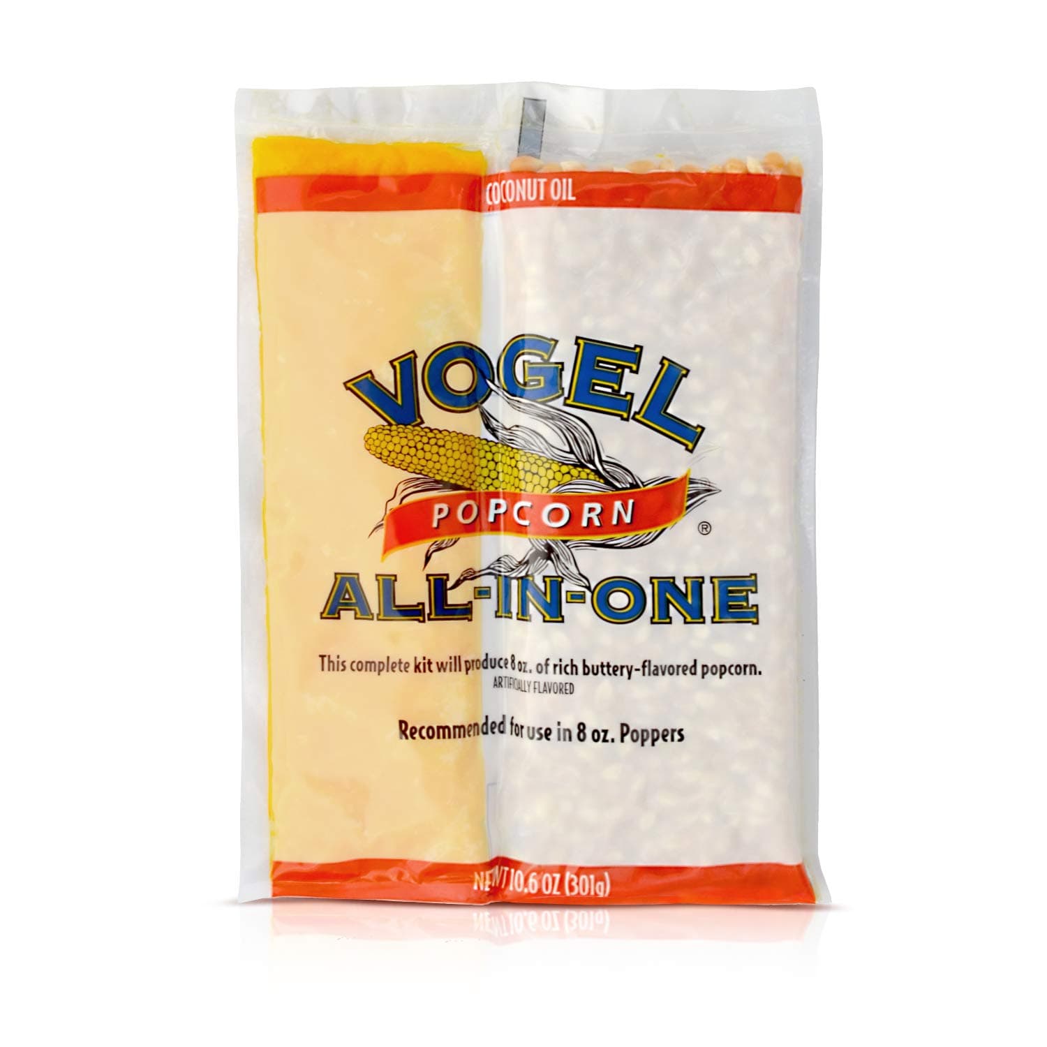 Vogel All in One Coconut Oil Popcorn Kit, 10.6 Ounce (Pack of 24)