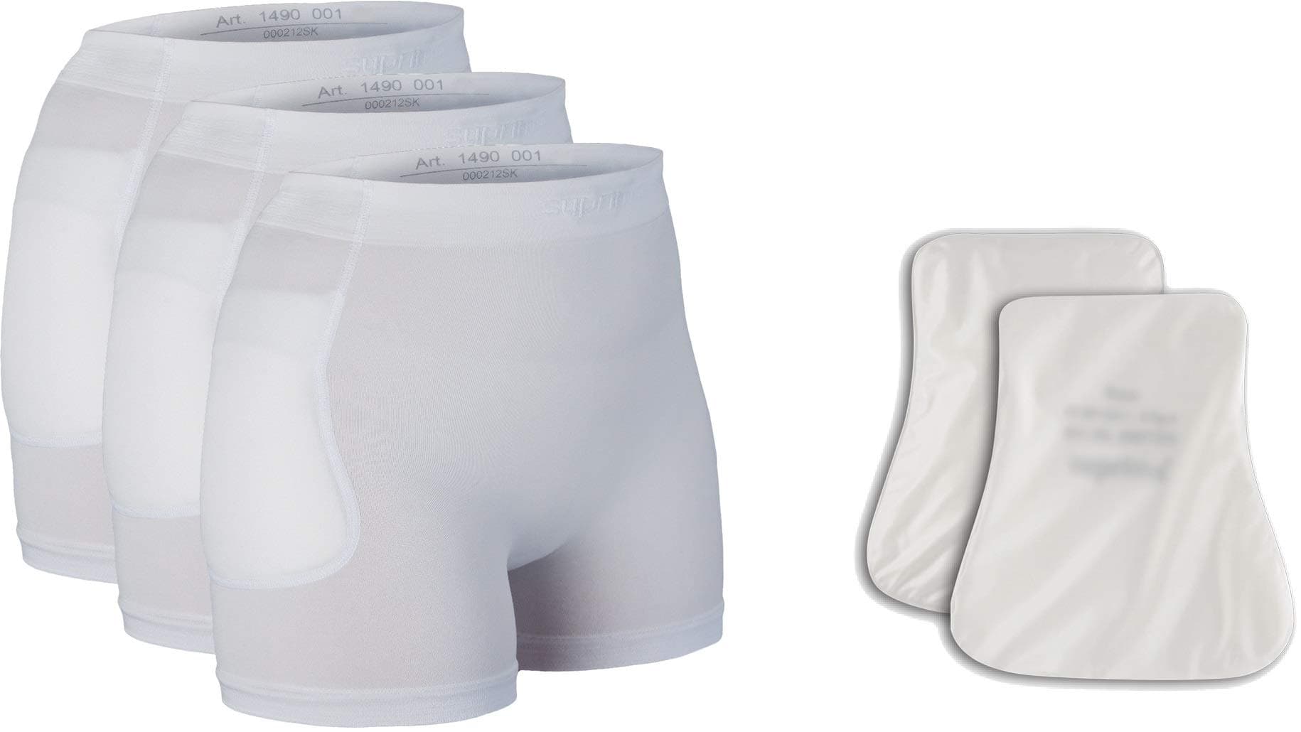 SUPRIMASet of 4 - Hip Protector Pants, 3 x 1-4900 und 1 x 2008 - Size L