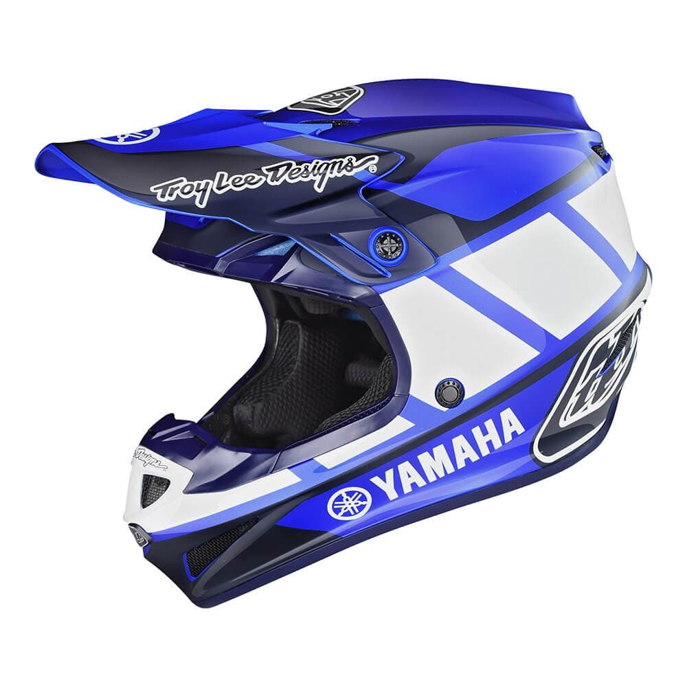2018 Troy Lee Designs SE4 Polyacrylite Yamaha RS1 Helmet-XL