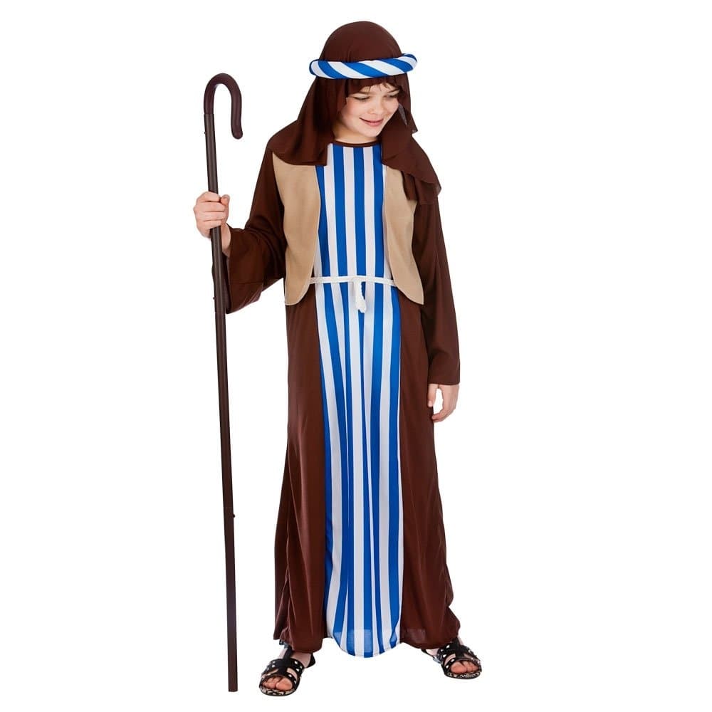 Wicked Costumes Kids Boys Joseph Nativity Fancy Dress Costume - Large (8-10 years)
