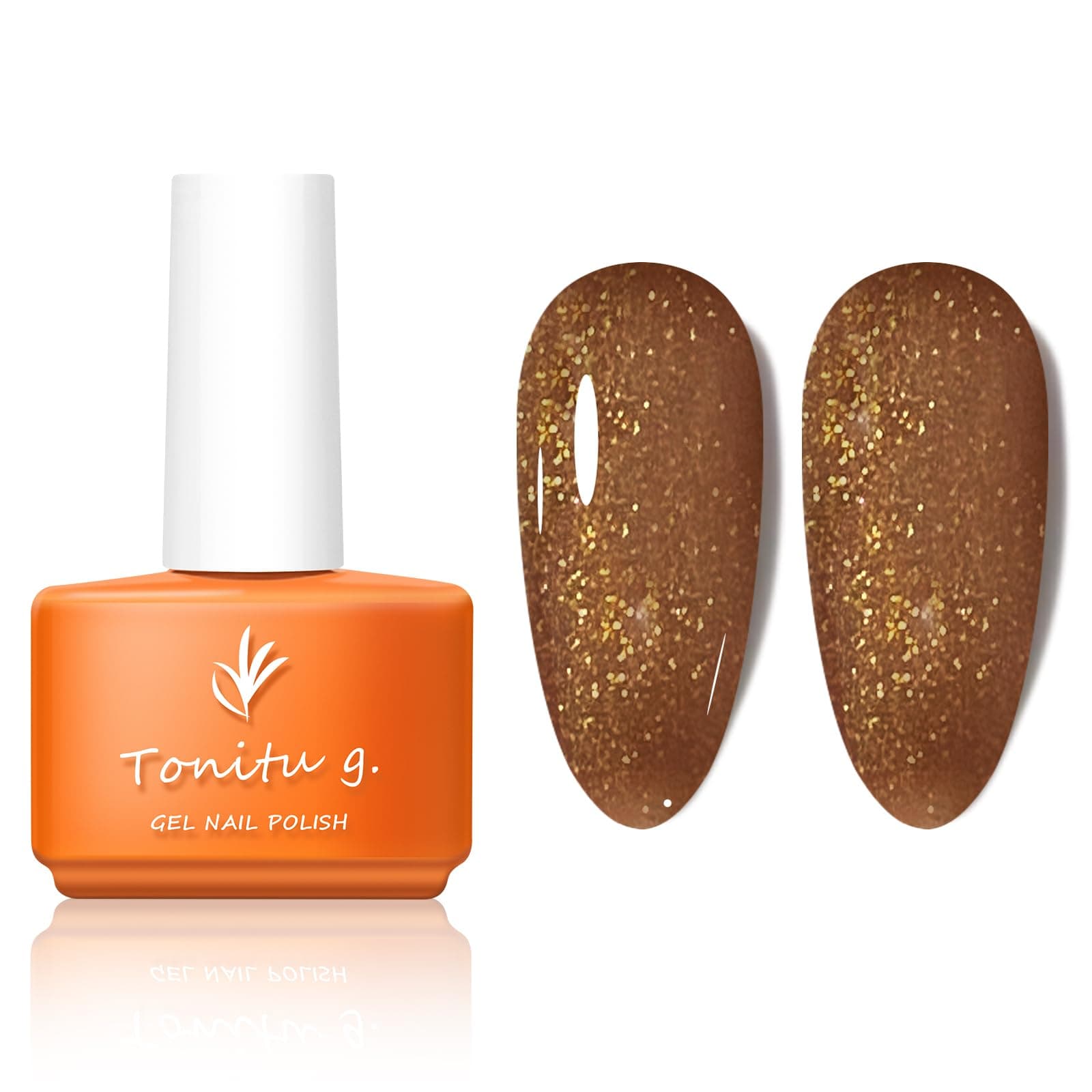 TONITU G ·Tontiu 7ml litter Sequins el Nail Polish Sequins Semi-permanent el Varnish Soak Off Uv Nails lossy For Manicure Base Coat Nail Art (SC325)