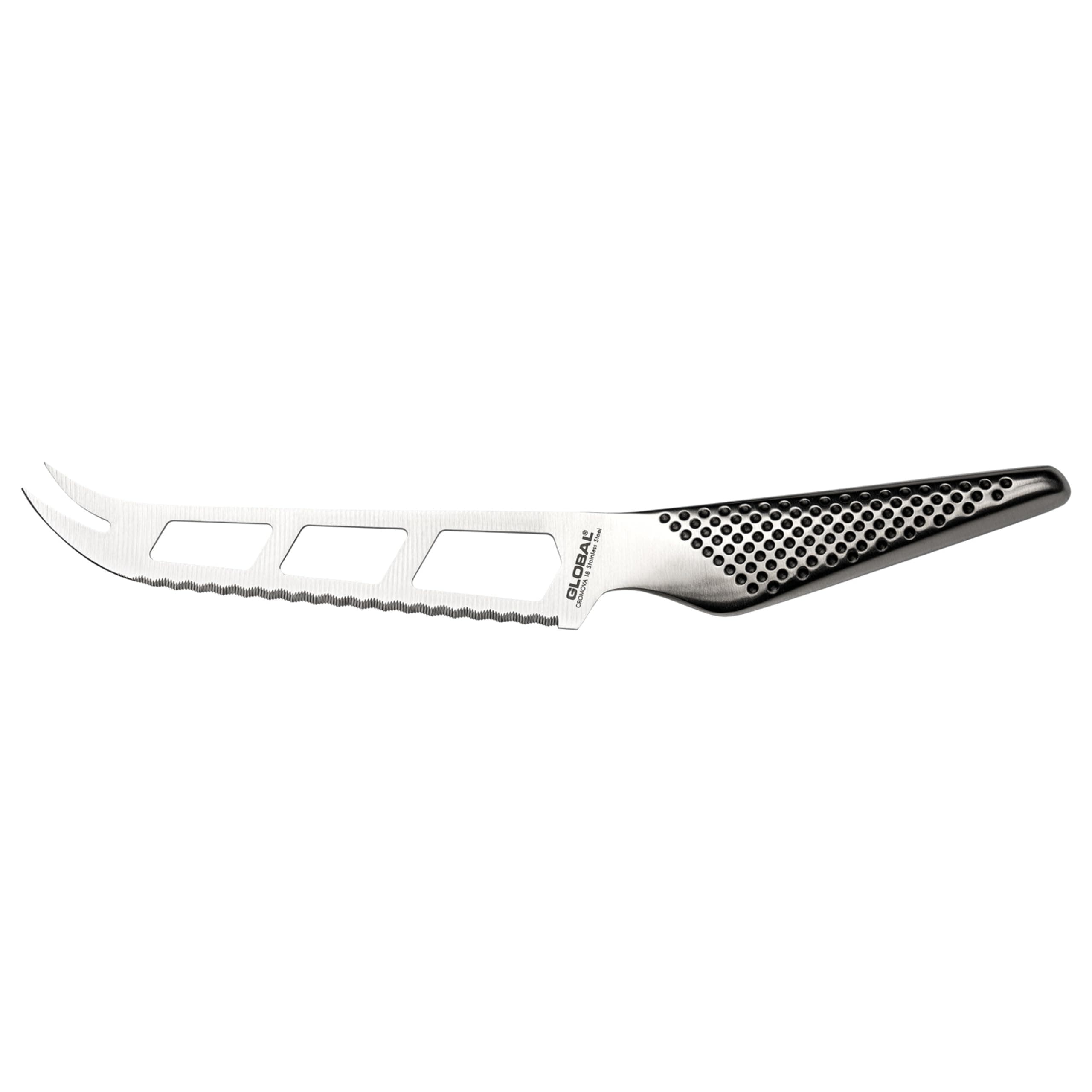 Global 5 1/2 inch Cheese Knife - Lightweight Japanese Stainless Steel, Razor-Sharp Edge, Made in Japan, GS-10