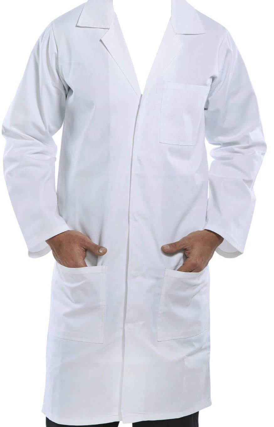 Unisex Lab Coat for Professionals, Schools & Universities with Pen Pocket