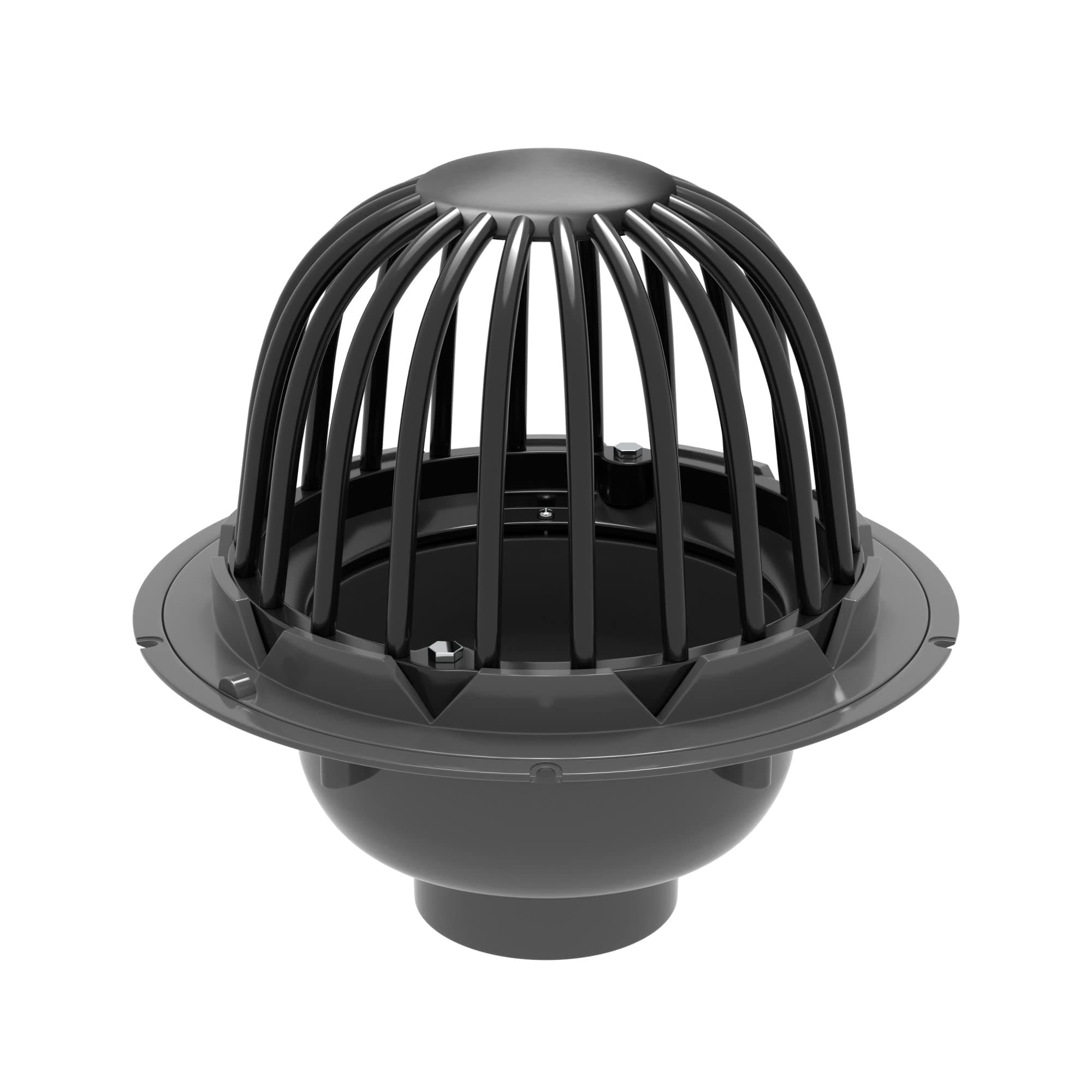 PROFLO PF42851 4" PVC Roof Drain with Cast Iron Dome - N/A