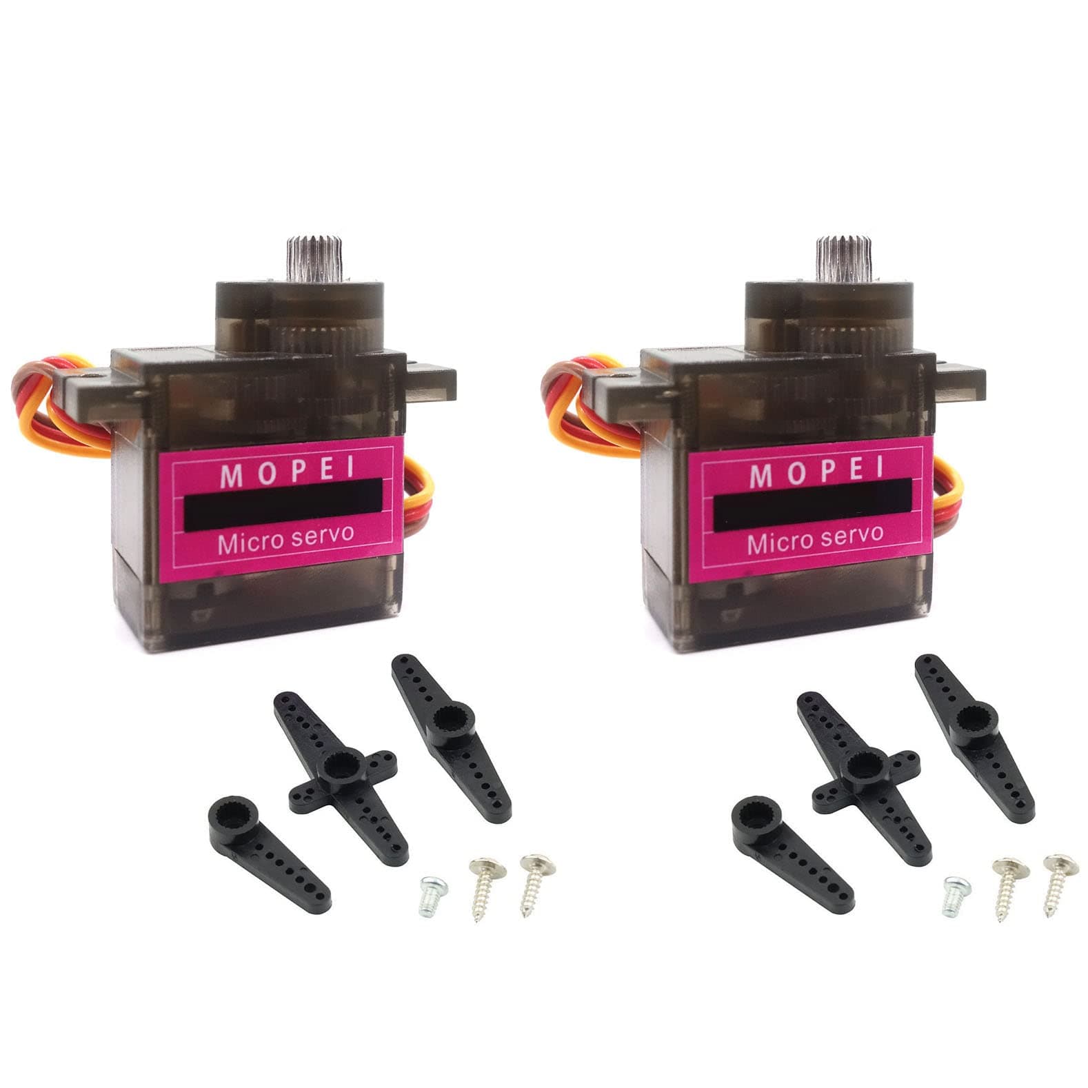 2pcs MG90S Servo Metal Gear Micro Servo for RC Helicopter Plane Car Boat