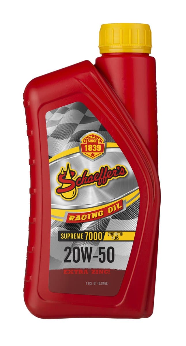 0705-012S Supreme 7000 Synthetic Plus Racing Engine Oil 20W-50, 1-Quart Bottle