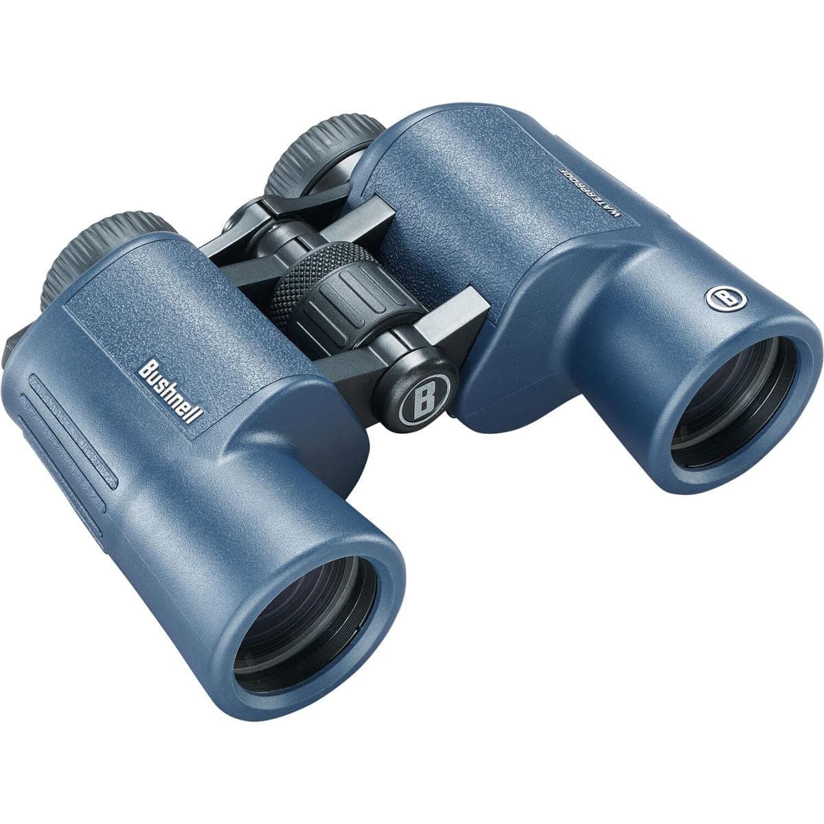 Bushnell H2O 10x42 Waterproof Porro Binoculars 10x42mm Dark Blue Porro WP/FP, Twist Up Eyecups, Box 6L 134211R