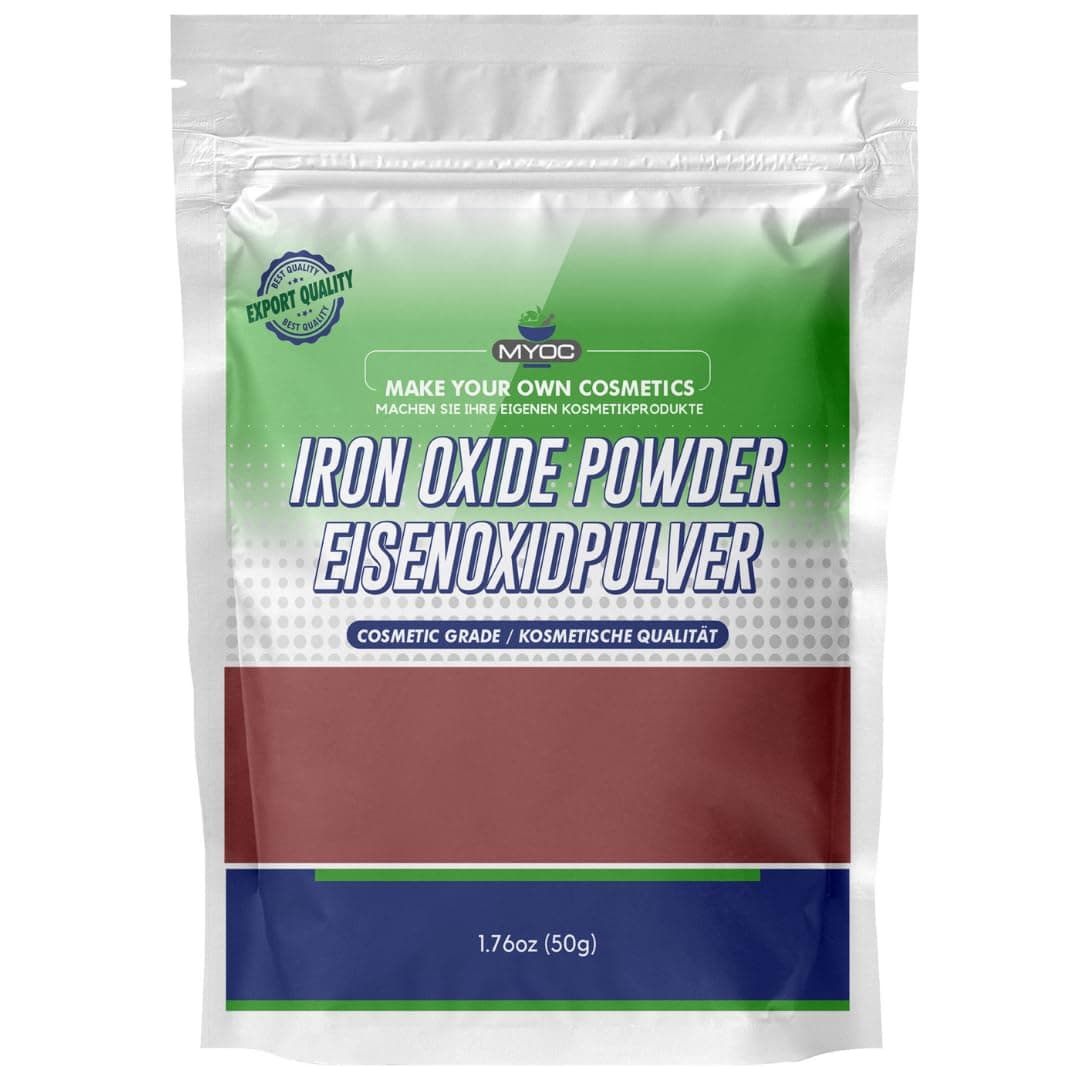 Iron Oxide Powder | Cosmetic Grade | Pigment for DIY Makeup, Soap, and Skincare | 1.76oz / 50g