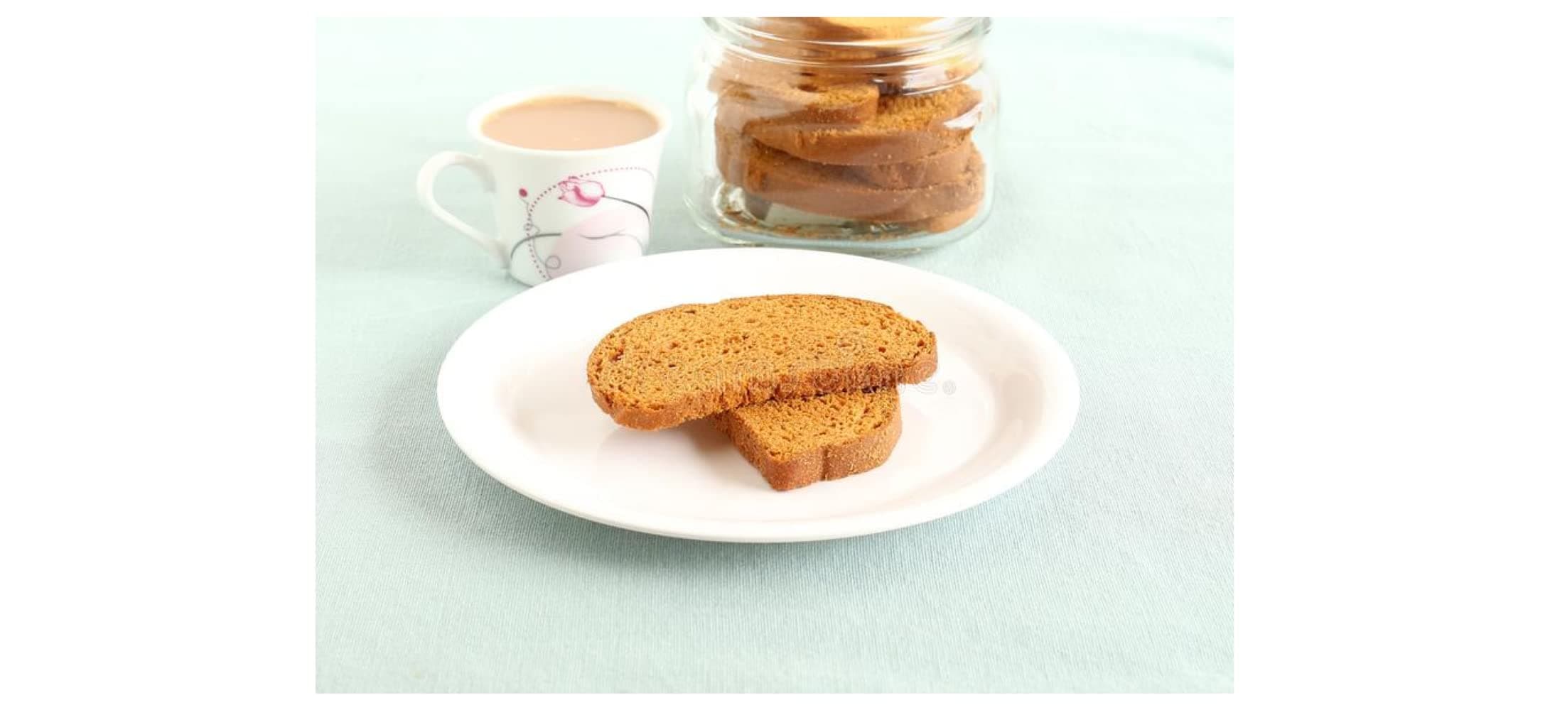GHOTARAM Amara-Dungari Maska Rawa Rusk/Toast/Long/Crunchy Rusk/Mouth-Watering Chai Break Butter Toast-300g(150g*2Pac)