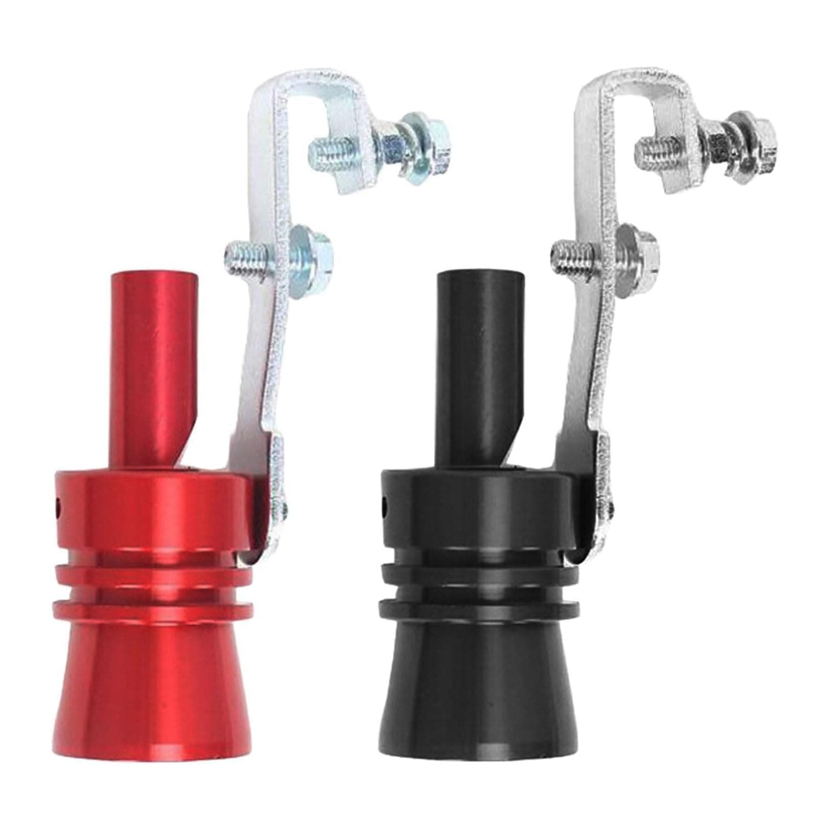 IUSOT 2PCS Exhaust Whistle for Cars, Turbo Sound Exhaust Whistle, Aluminium Alloy Exhaust Sound Booster for Muffler Pipe, Turbo Whistle for Auto Modification