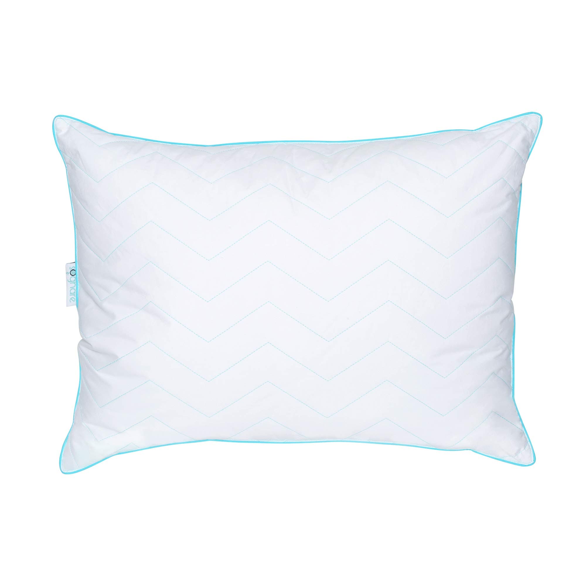 SOGNARE Luxury Hypoallergenic Soft Bed Pillow - Premium Cotton, Soft Gel Microfiber Filling. The Best Balance Between Firmness & Softness. Never Loses its Shape. - Queen Size