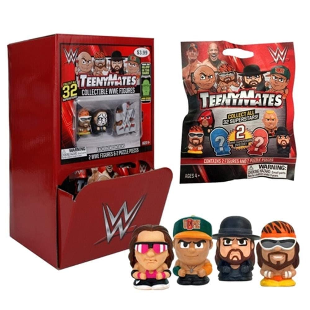 Teenymates WWE Series 1 Gravity Box Container of 32 Mystery Packs
