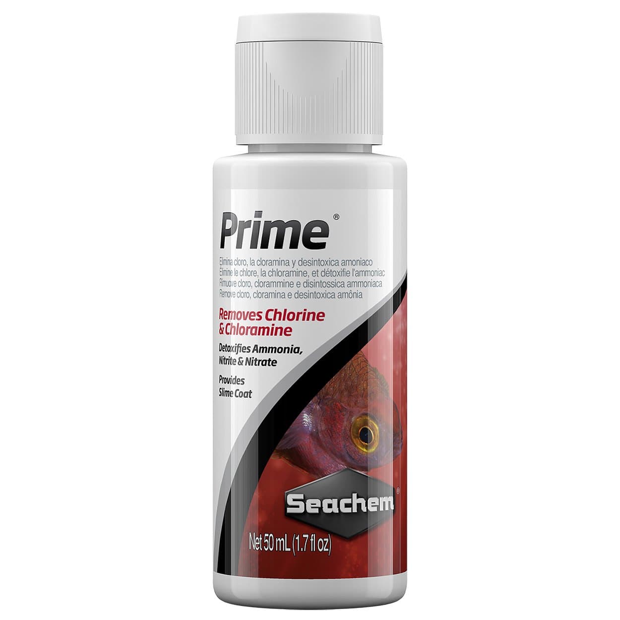 Seachem Prime Fresh and Saltwater Conditioner - Chemical Remover and Detoxifier 50 ml