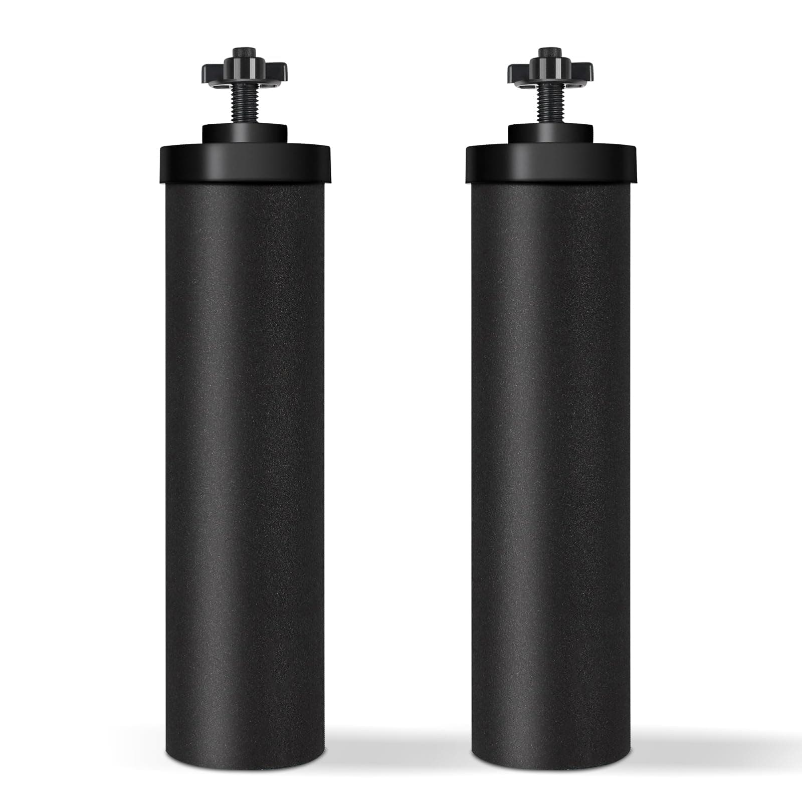 Water Filter Replacement for Berkey, Black Purification Elements, Activated Carbon Filters, Compatible with Berkey Gravity Water Filter System, Pack of 2