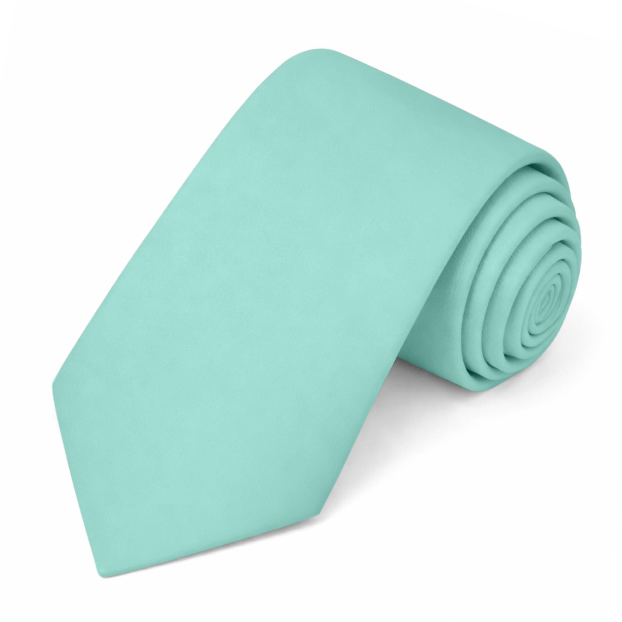 Jacob Alexander Solid Color Mens Tie - Soft-lined Necktie - Timeless Formal Look for Weddings and Business - (Regular Size)