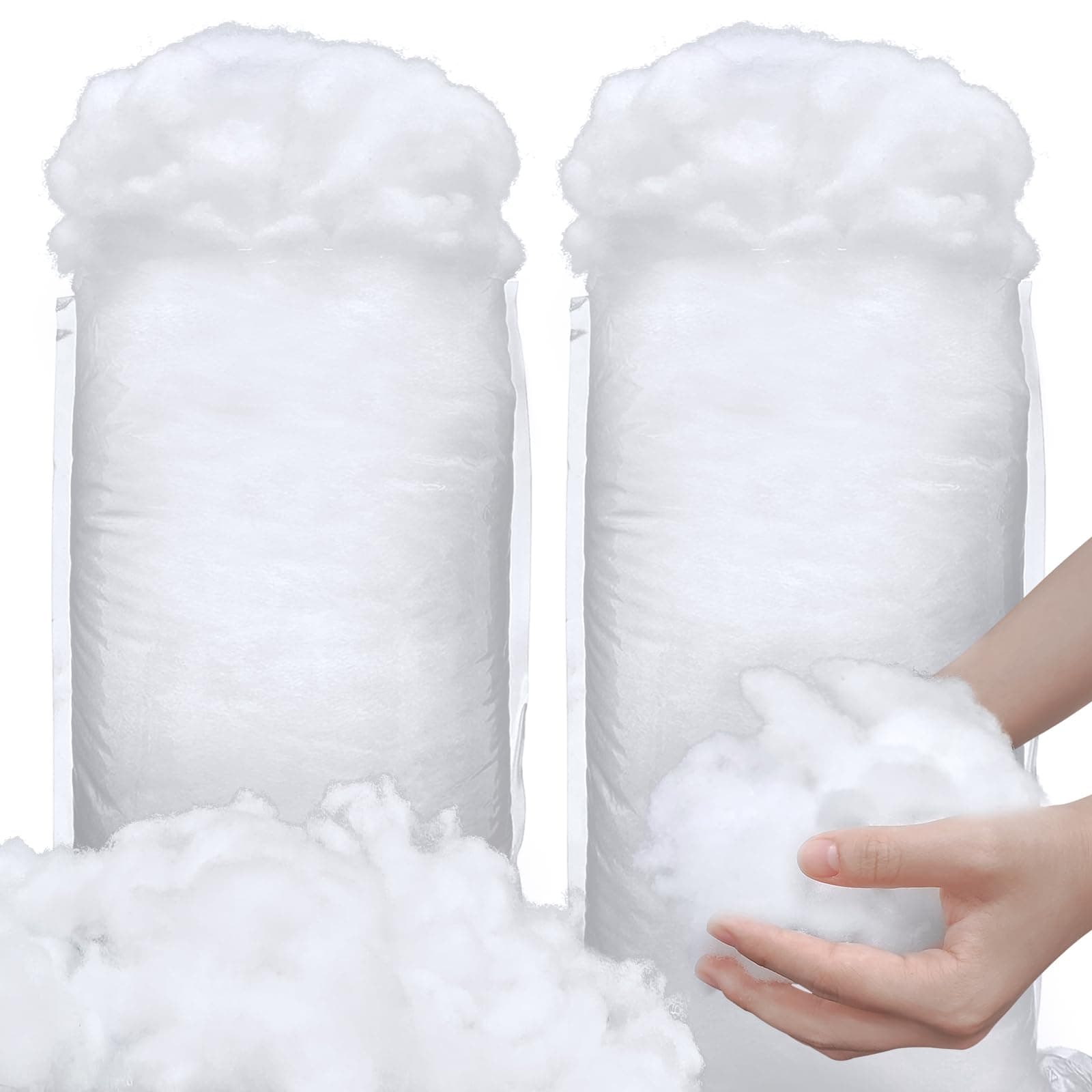 Fake Snow Decorations, 60 Sqft Fiber Soft Christmas Artificial Snow Cotton for Indoor Home Christmas Decor Village Tree Winter Mantle Displays Fake Snow for Winter Christmas Tree Holiday (20 Oz)