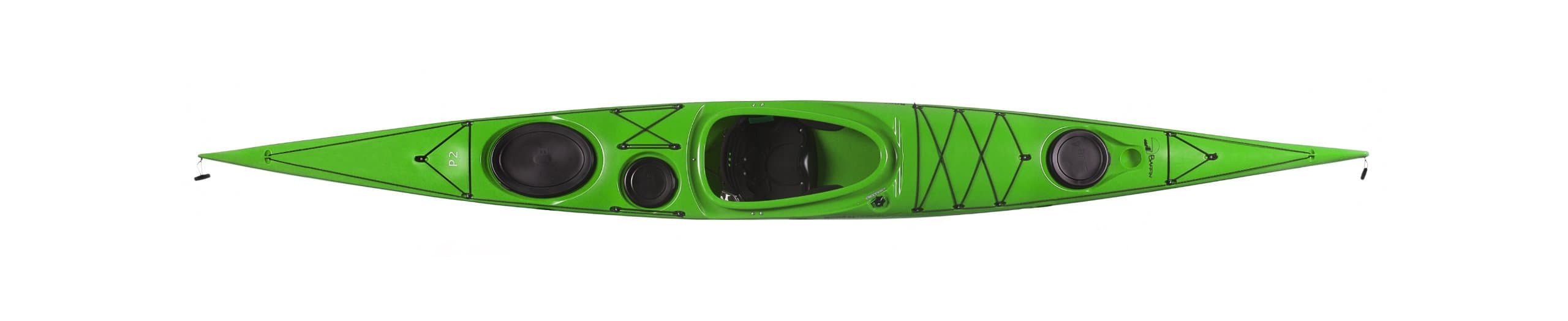 Baffin P2 PE Skeg Sea Kayak, Lime