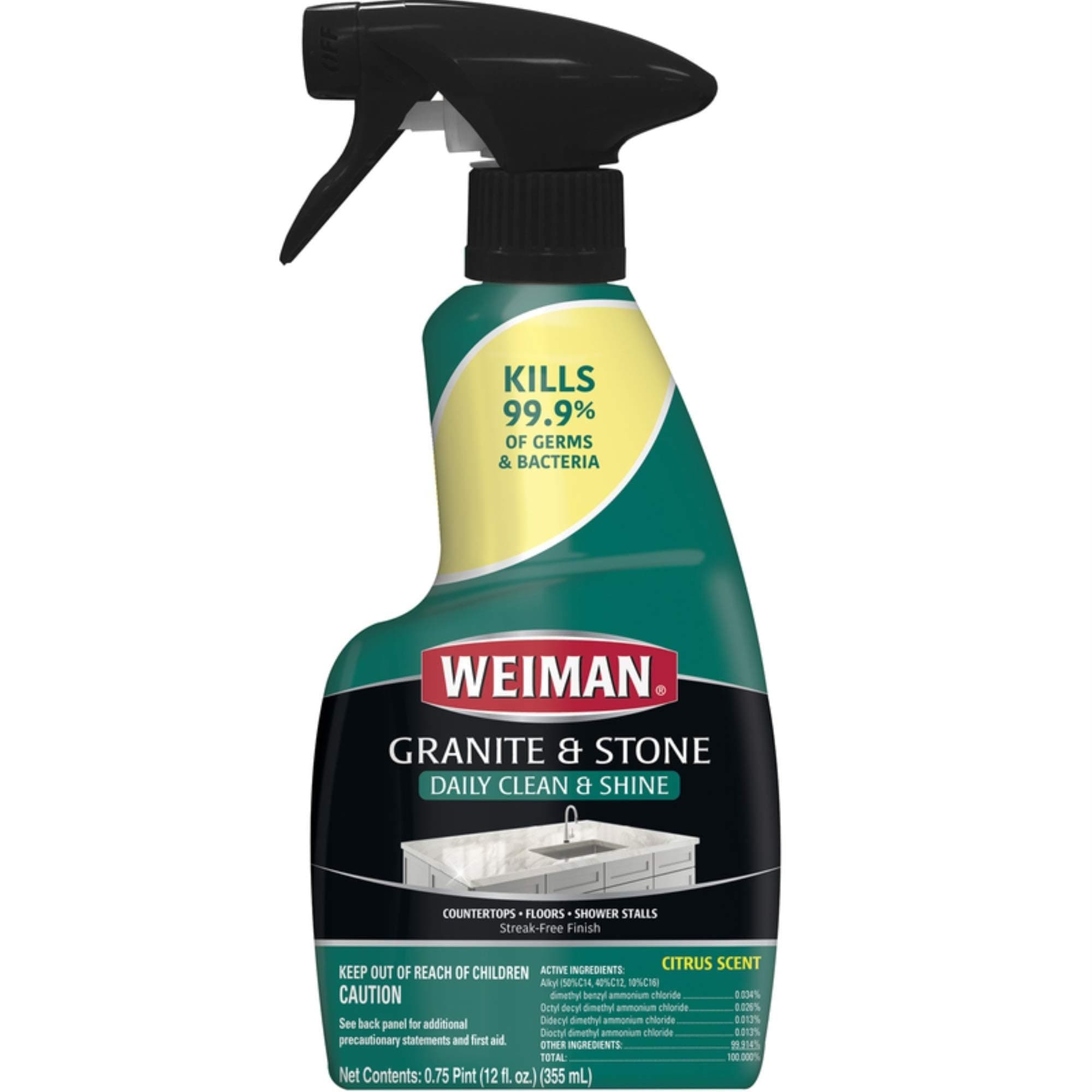 Weiman, Granite, Cleaner & Polish, 12 fl oz (355 ml)