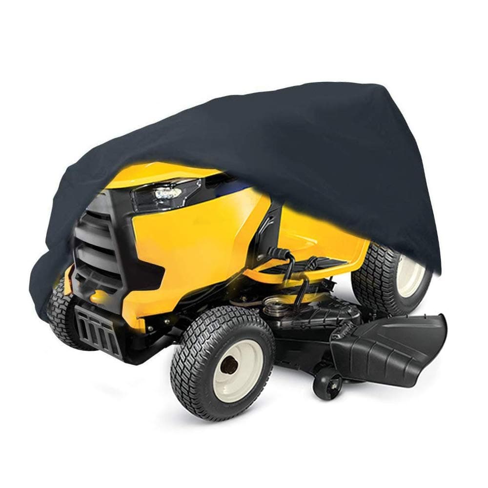 2win2buy Lawn Mower Cover Waterproof Heavy Duty Push Lawn Mower Covers - UV & Dust & Water Resistant, Weather Resistant,Universal Fit with Drawstring Storage Bag (Riding Lawn Mower Cover)