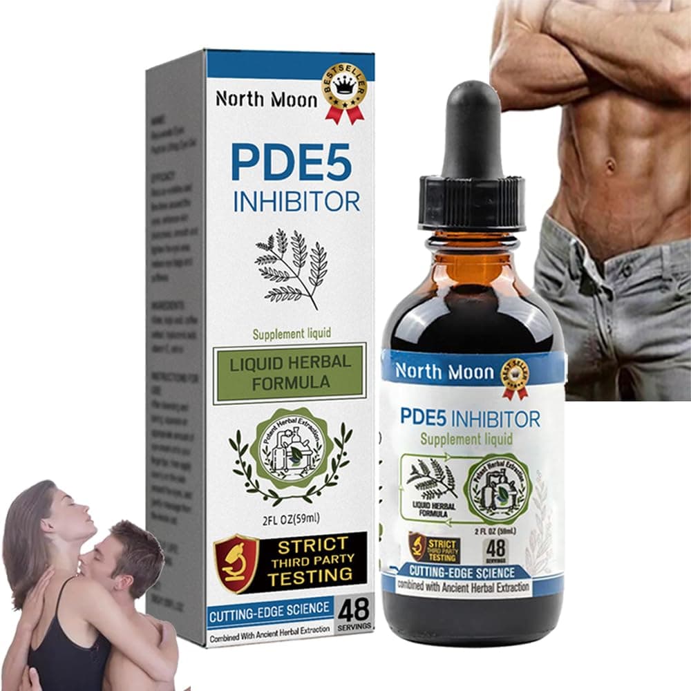 Easyrx Pde5 Inhibitor Supplement Drops, Malebiotix Pde5 Inhibitor Supplement Drops, Pde5 Inhibitors for Men Drops, Pde5 Inhibitor Drops, Aafq Secret Drops for Strong Men (60ml)