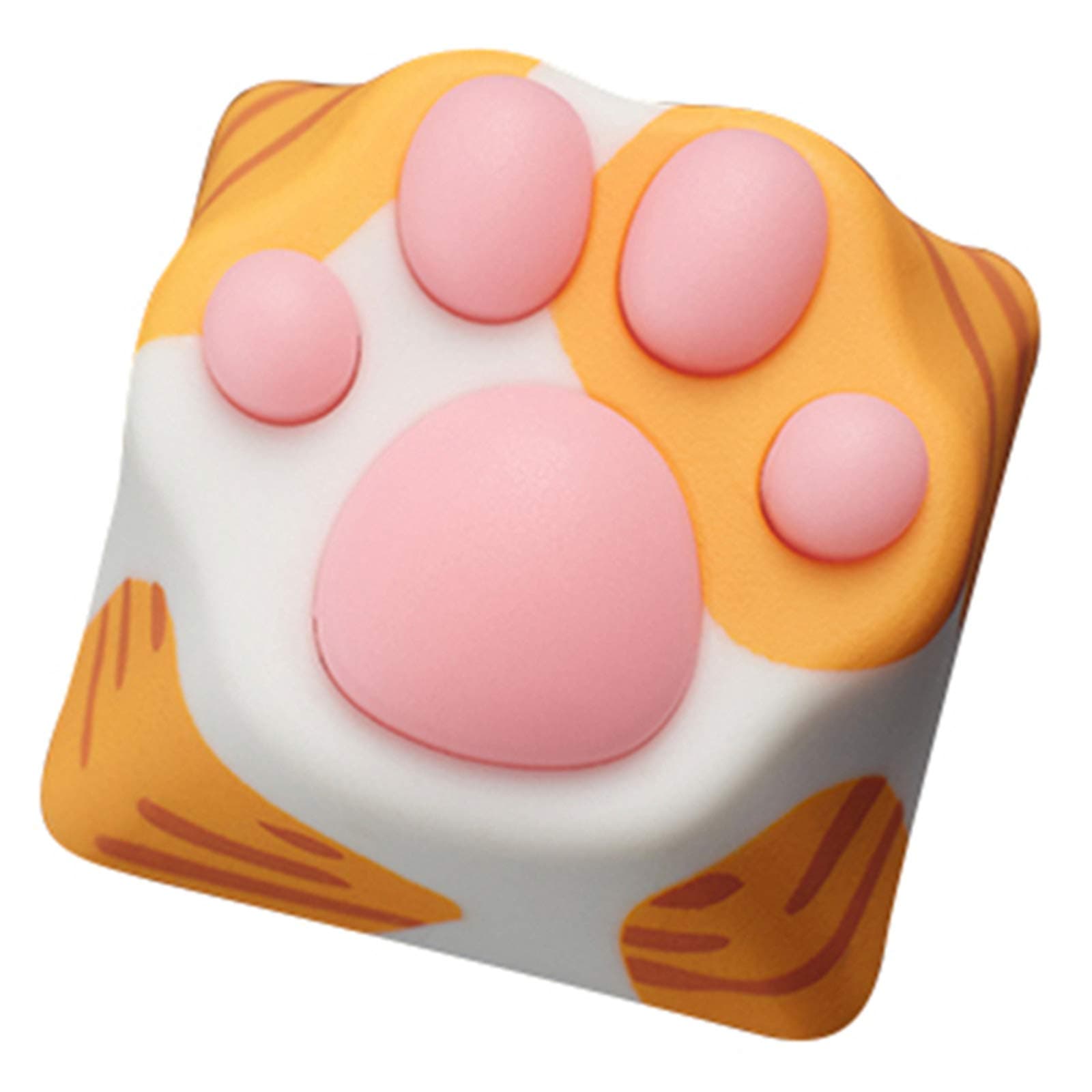SYA ZOMOPLUS Keycap1pc Keycap for Mechanical KeyboardCat Paw Keycap for ESC Key (Orange)