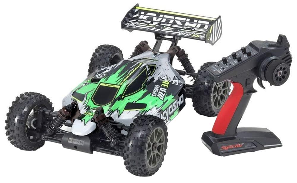1/8スケール ブラシレスパワード 4WD レーシングバギー インファーノ NEO 3.0 VE カラータイプ1 グリーン KT-231P+付 34108T1
