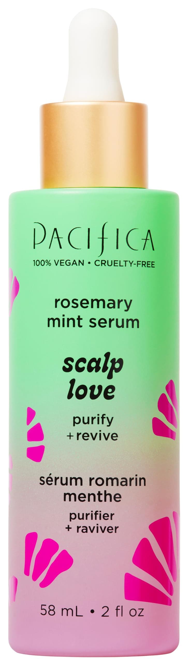 Pacifica Beauty, Scalp Love Rosemary Mint Serum, Purifies + Revives Scalp Treatment, Nourish + Moisturize, Soothing Witch Hazel, Sulfate Free, Silicone Free, Vegan & Cruelty Free