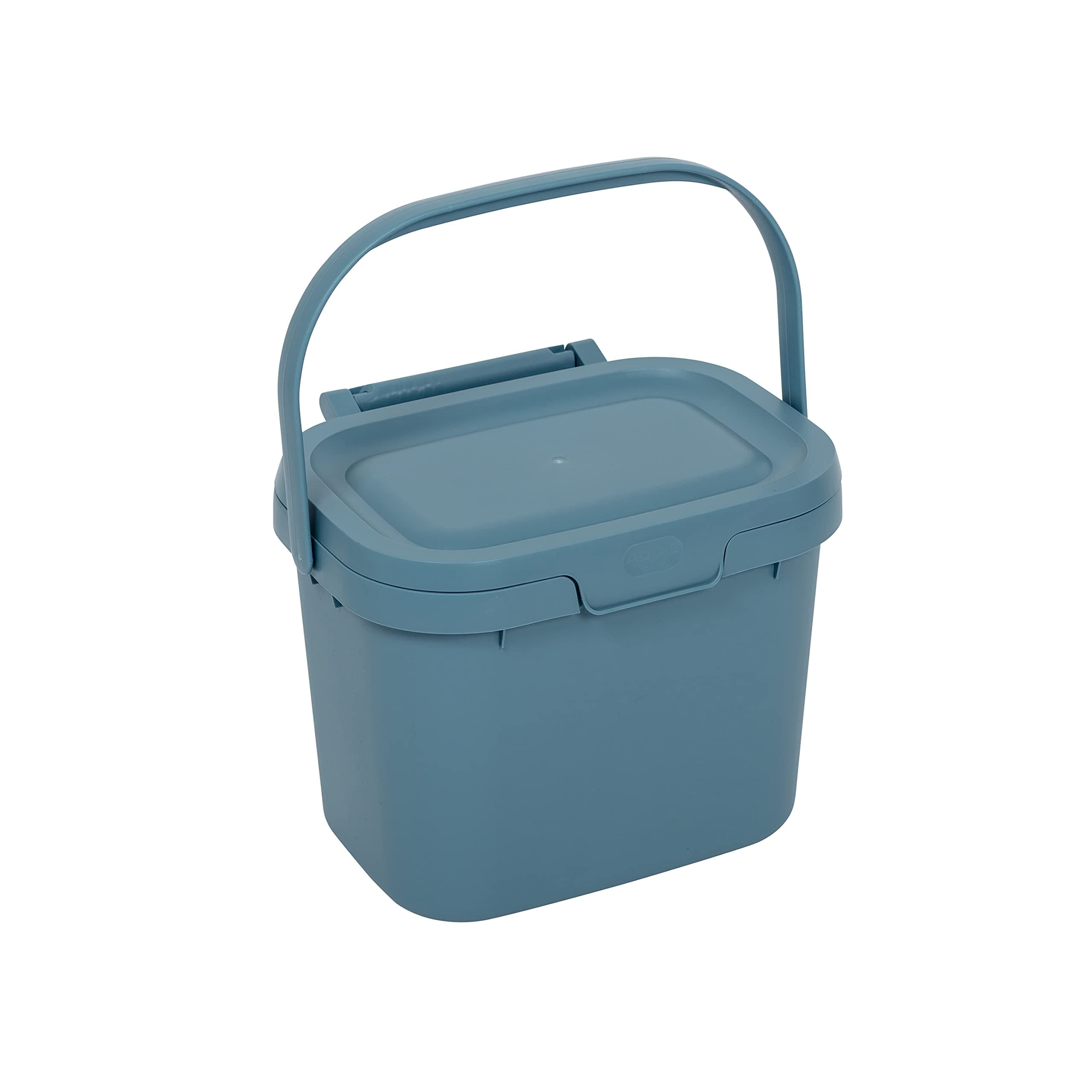 Everyday Kitchen Food Waste Compost Caddy Bin, 4.5 Litre, Air Blue, 518695
