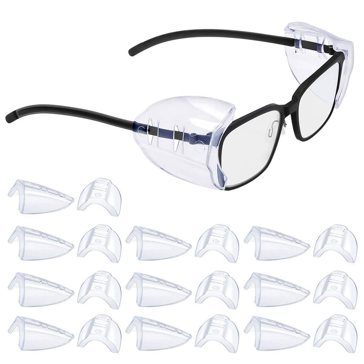YunTuo 2/4/6/10 Pairs Glasses Side Shields For Eyeglasses,Side Shields For Prescription Glasses