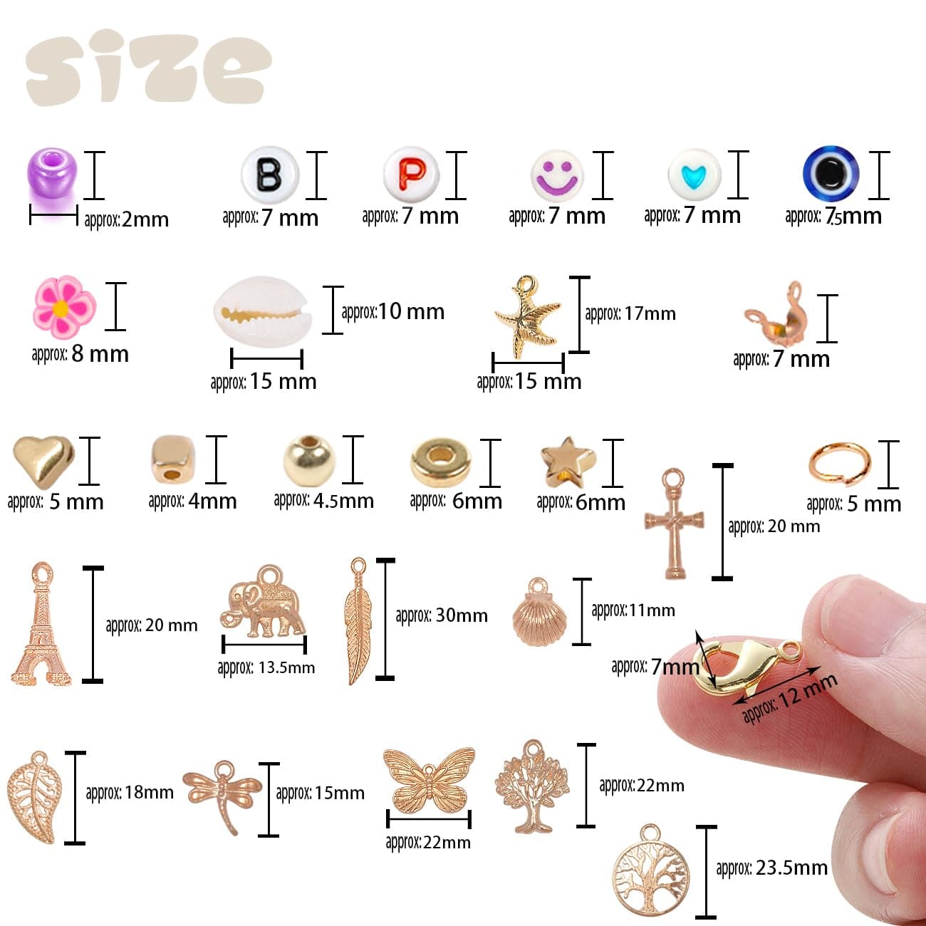 ALinmo 96 Colours 60000PCS 2mm Glass Seed Beads for Bracelet Making Kit, Small Jewelry Making Supplies With Letter Beads for Crafts Gifts