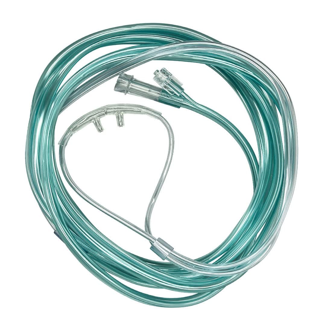 Endure ETCO2 Sampling Nasal Cannula, Split Prong, Bifurcated Style, Case of 40 (Male Connector)