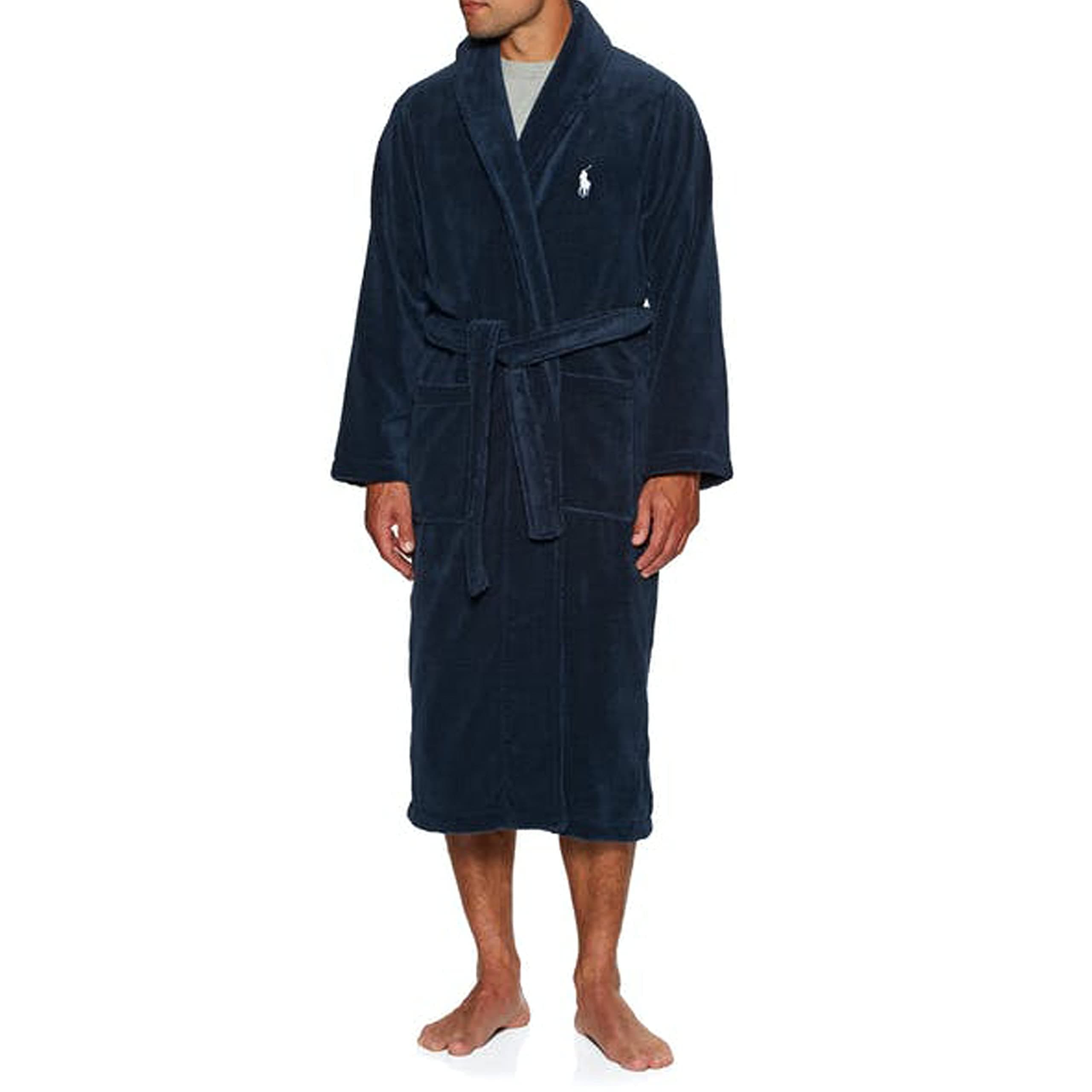 Men's Kimono L/S Shawl-Robe Dressing Gown