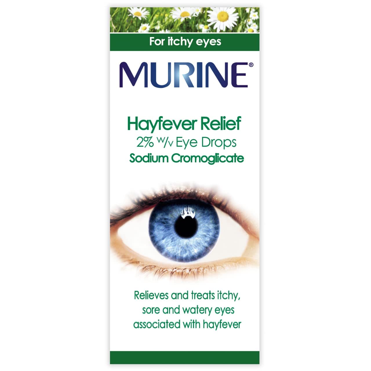 Murine Hayfever Eye Drops, Hayfever Treatment for Itchy and Painful Eyes, Anti-inflammatory Eye Drops 10ml