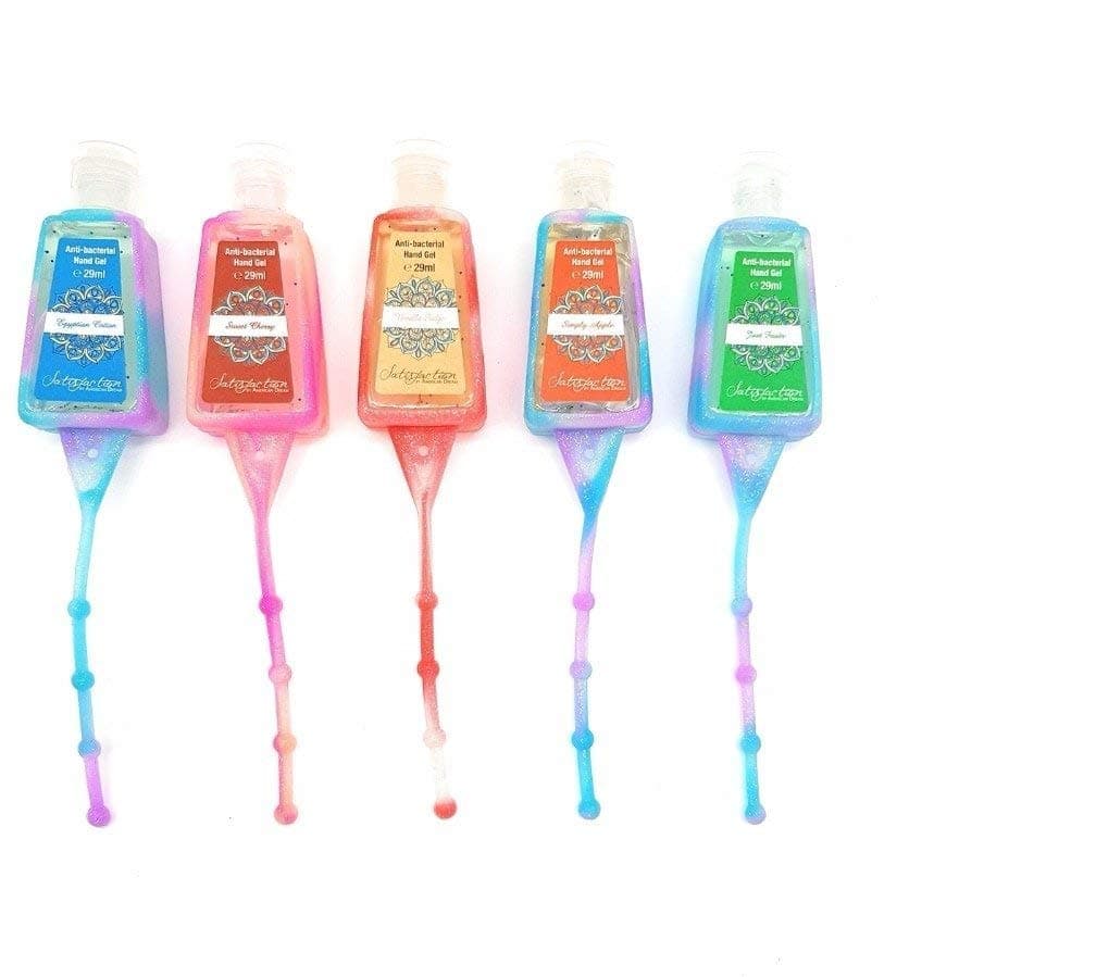 American Dream's 5 Variety Anti Bacterial Hand Gel Set with Hand Gel Hanging Covers