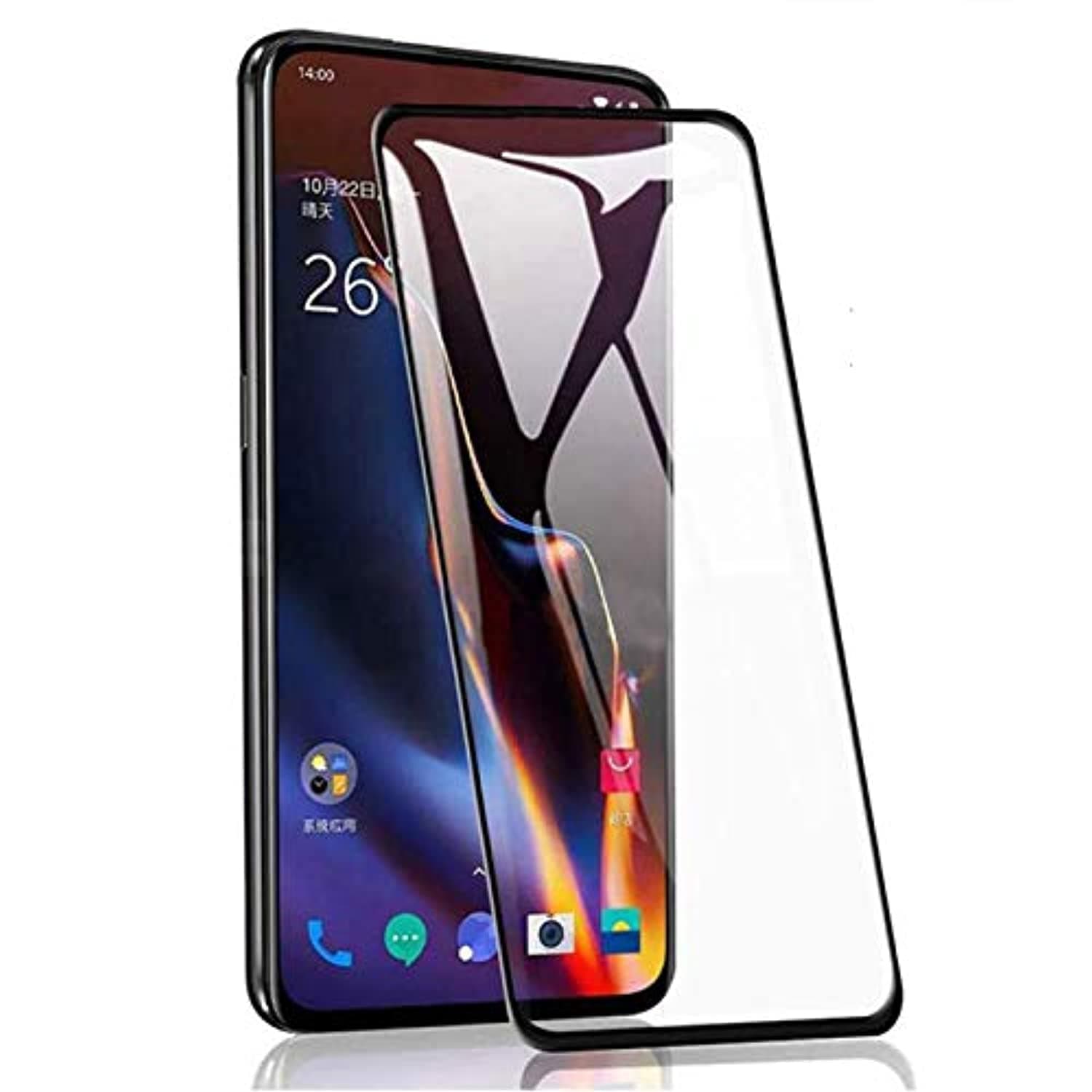 NuSense OnePlus 7 Pro Full Edge Cover 9H Tempered Glass Protector