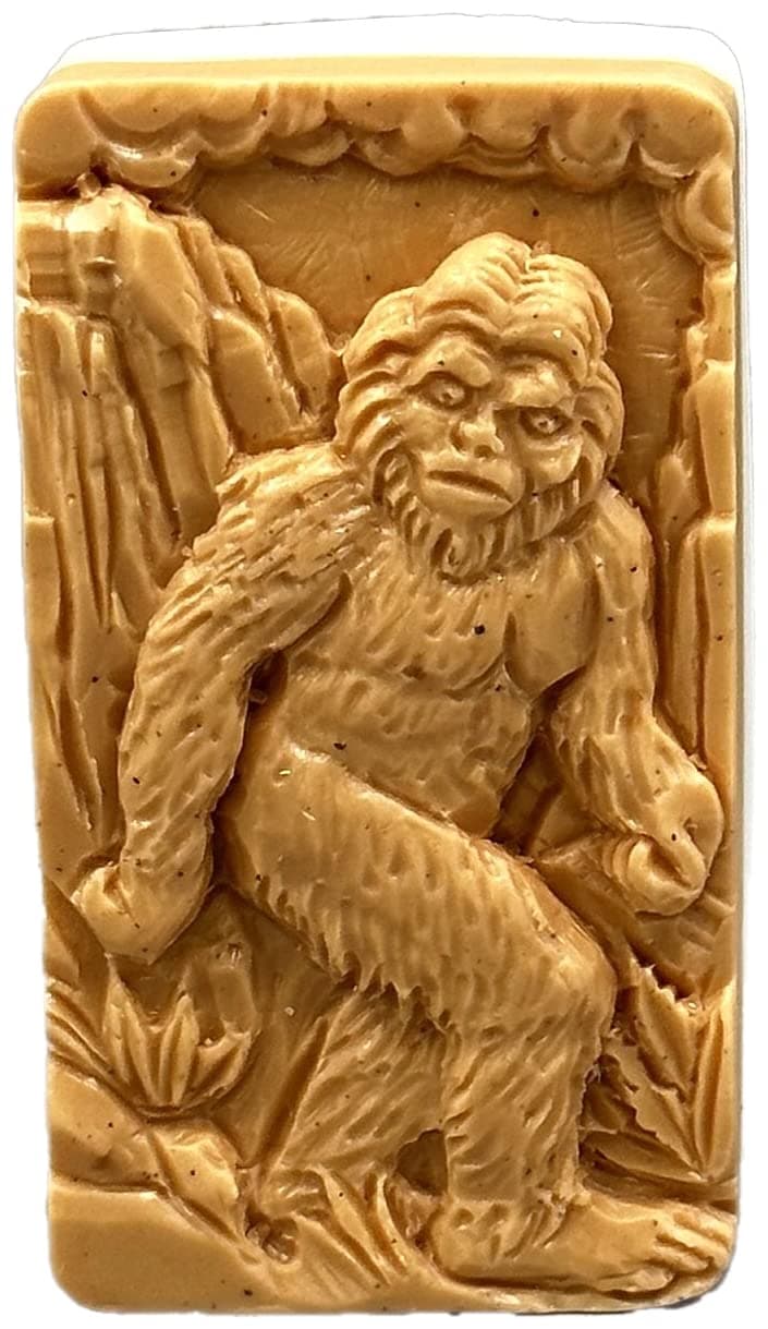 ARTCRAFTMOLDSBigfoot Silicone Mold SOAP Plaster Wax Resin Clay YETI Big Foot Soap Mould for Soap Making