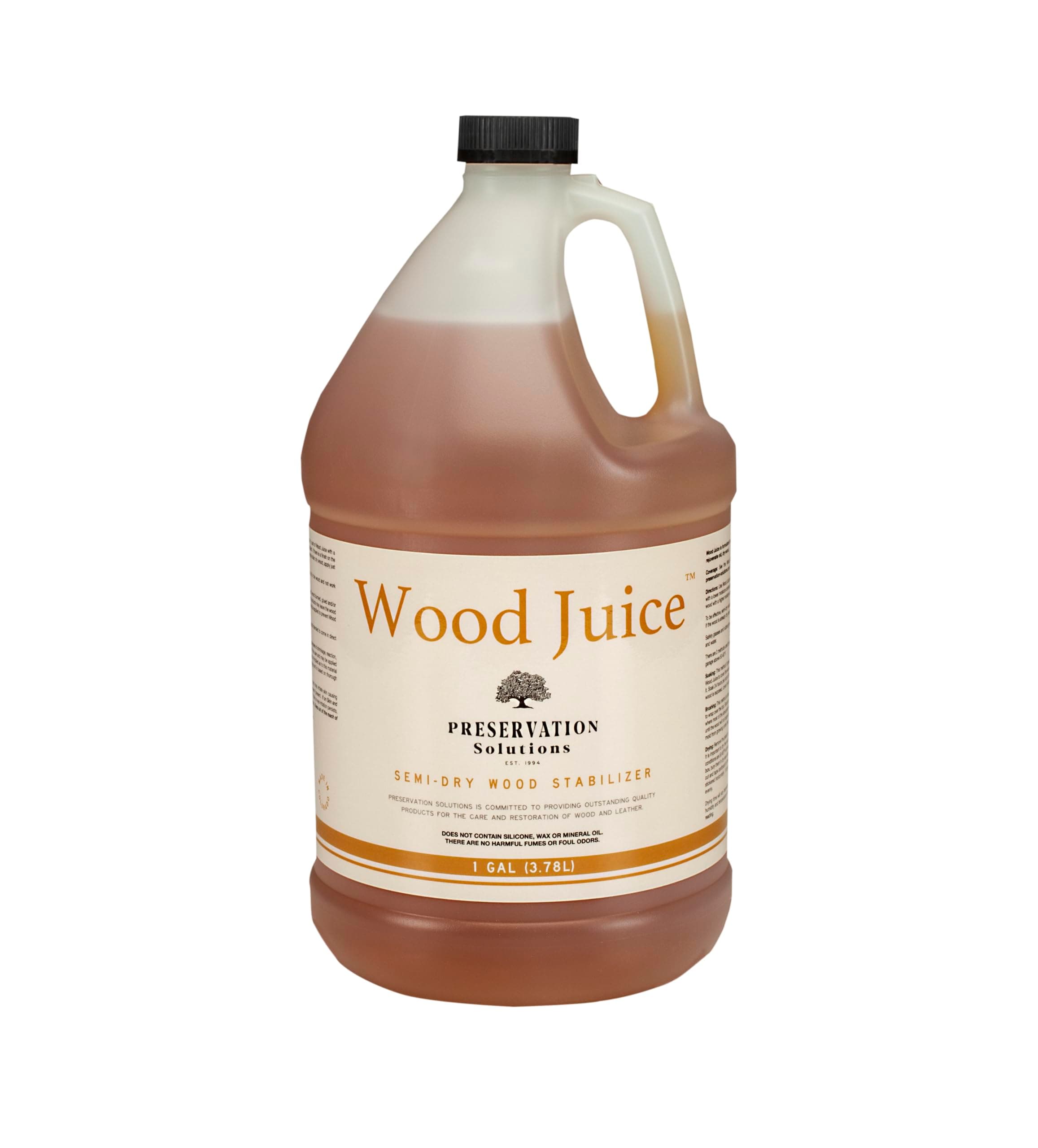 Preservation Solutions | Wood Juice | Semi-Dry Wood Stabilizer (1 Gallon)