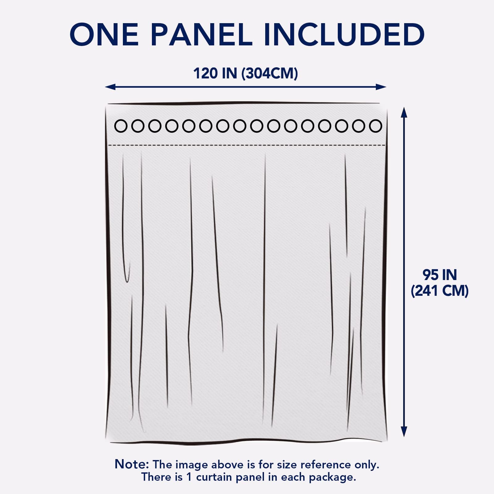 PureFit Outdoor Curtains for Patio Waterproof Weatherproof, UV and Fade Resistant Outside Curtains for Gazebo, Front Porch, Pergola, Sun Blocking Privacy Curtain, 120W x 95L inch, 1 Panel, Gray