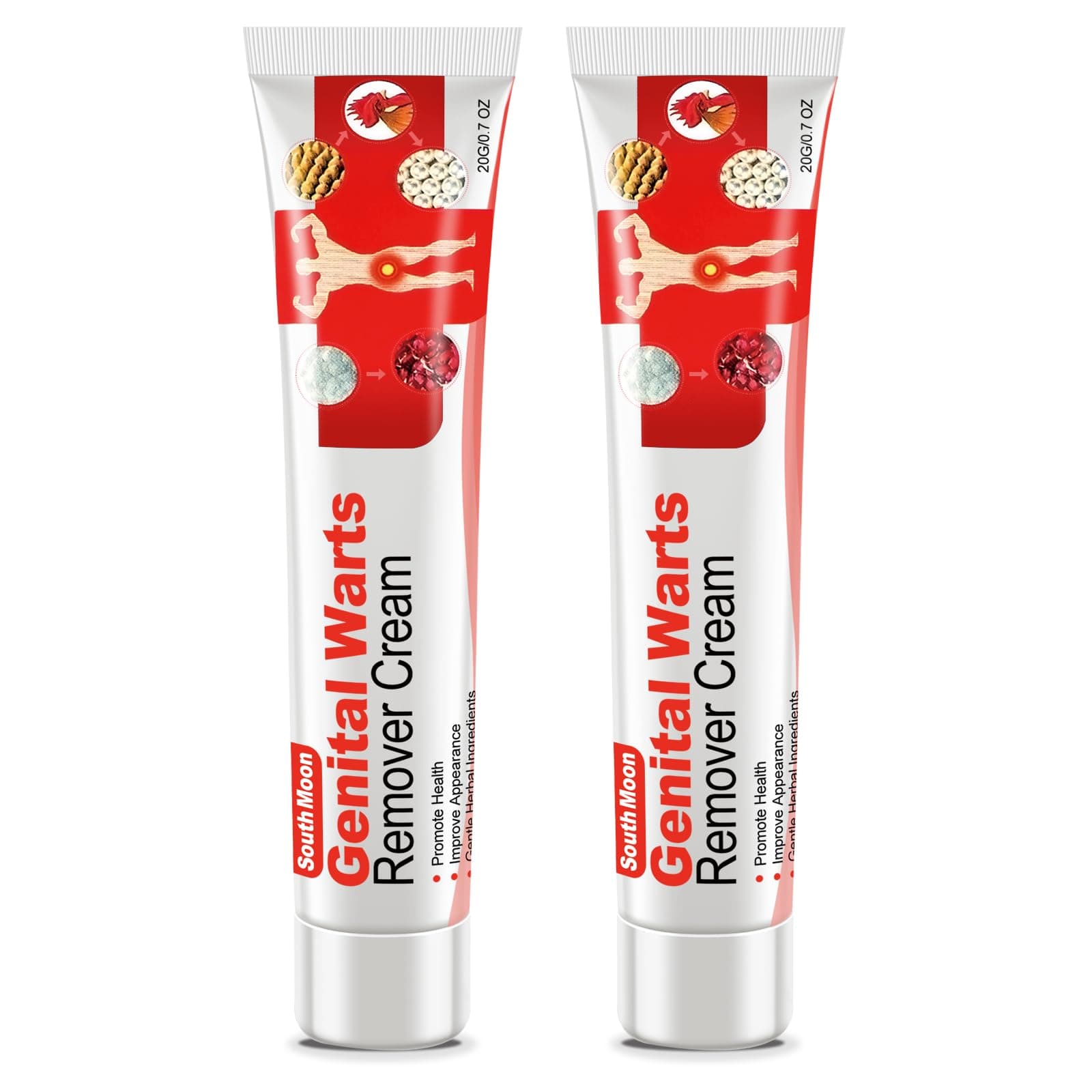 Wart Cream Fast Acting Gel Wart Remover Freeze Off-Fast-Acting Wart Ointment,genital wart Remover,Foot Wart Corn Removal for Feet Hands for Plantar Wart, Common Wart -2pcs