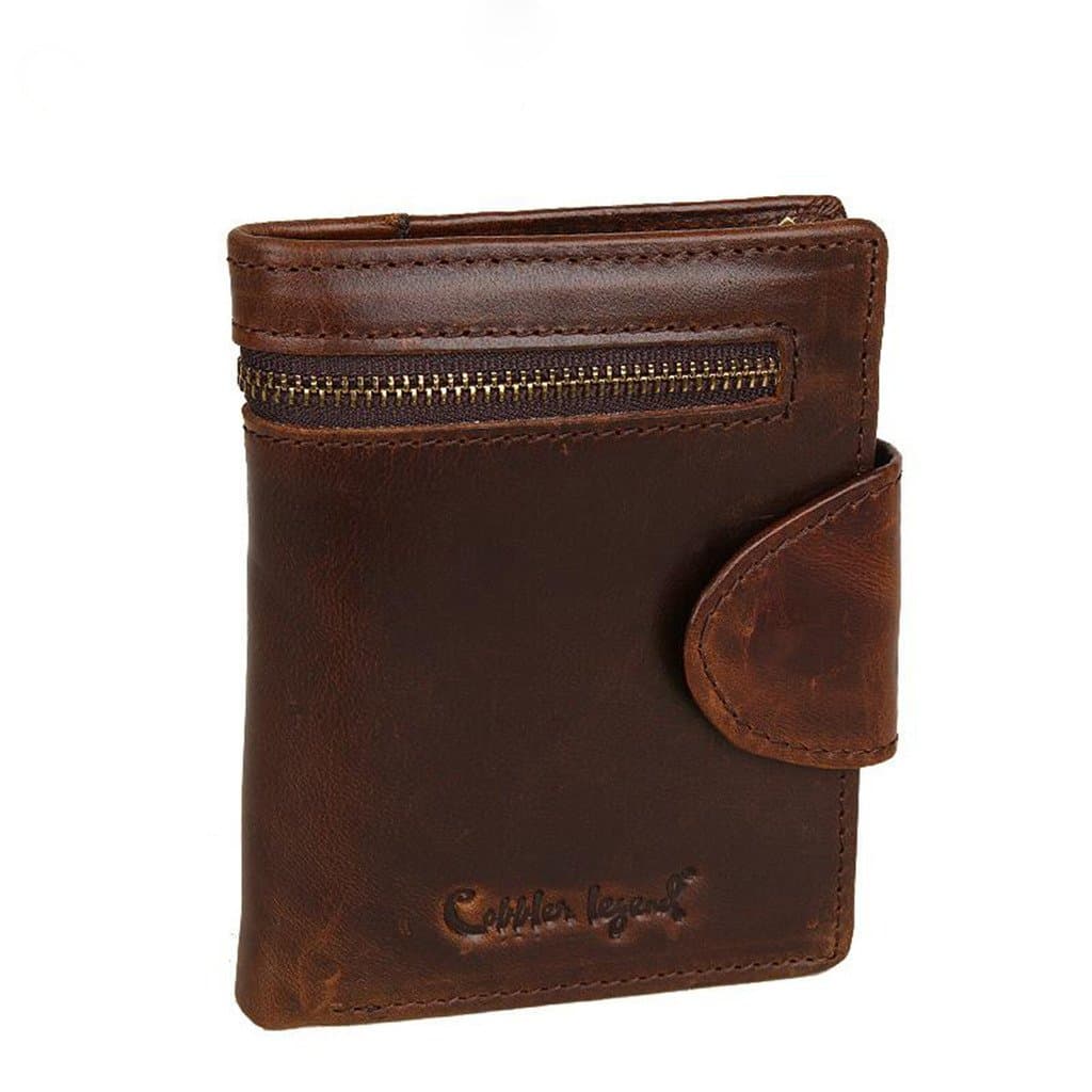 Mens Vintage Standard Bifold Wallet Coin Purse Card Cases